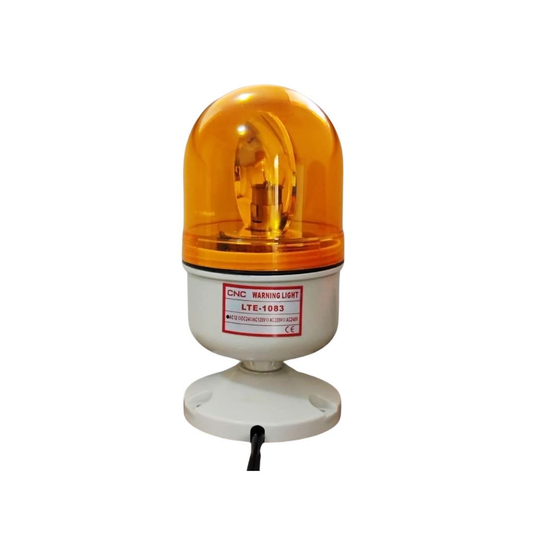 Baliza Amarilla Giratoria 12Vac LTE-1083 - CNC