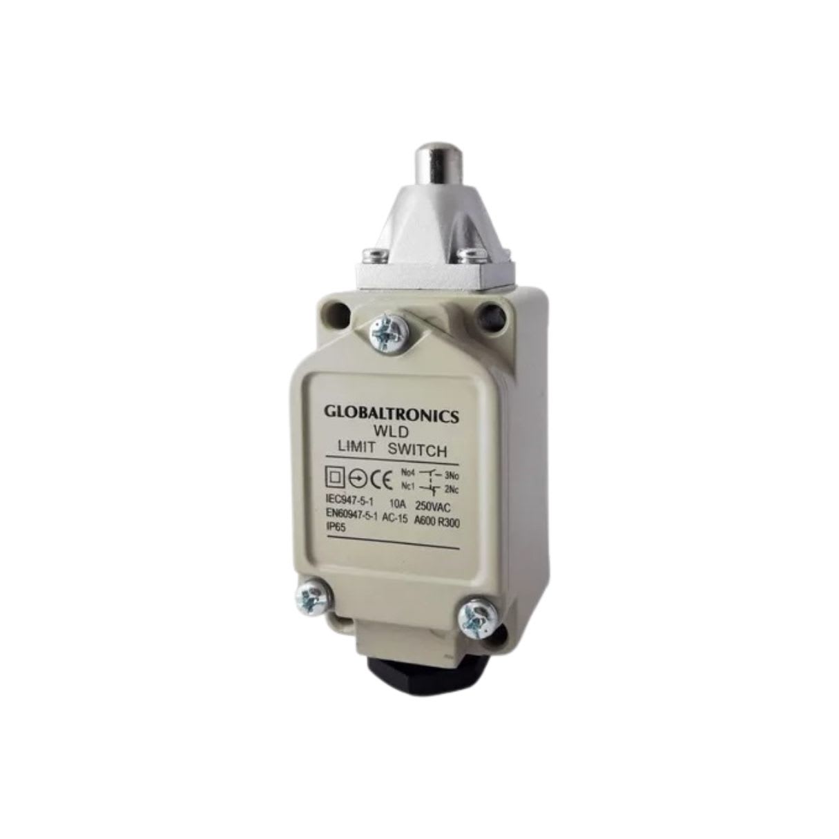 Final de Carrera WLD Limit Switch Con Piston Liso 10A 1NO+1NC IP65