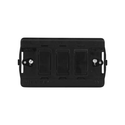 Soporte PVC 3 Modulos Serie Basic - Scame (Alternativo Magic)1