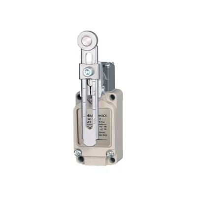 Final de Carrera WLCA12-2 Limit Switch Con Palanca Extendida y Rueda 10A 1NO+1NC IP651