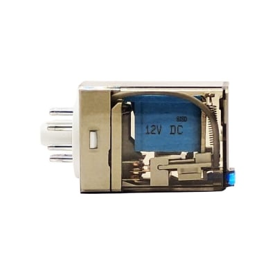 Rele Octal 8 Pines Bobina 12Vdc 2NC + 2NO1