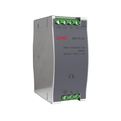 Fuente de Poder a Riel Din 75W 24Vdc 3.2A - CNC1