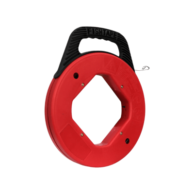 Laucha Pasacable de Acero con Punta Tiradora 30 Mts Incluye Carrete1