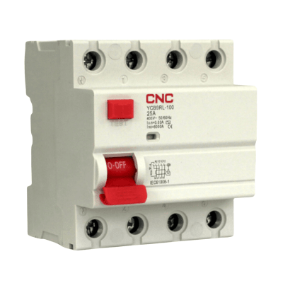 Int. Diferencial CNC 4x25A 30mA Clase AC1