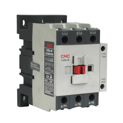Contactor Trifasico 40A 1NO+1NC Bobina 220V CNC - CJX2s1