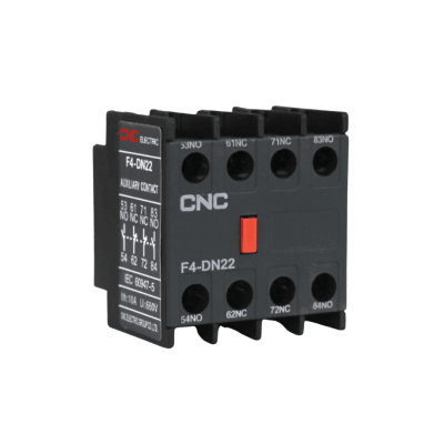 Contacto Auxiliar Frontal para Contactor 2NO+2NC - CNC1