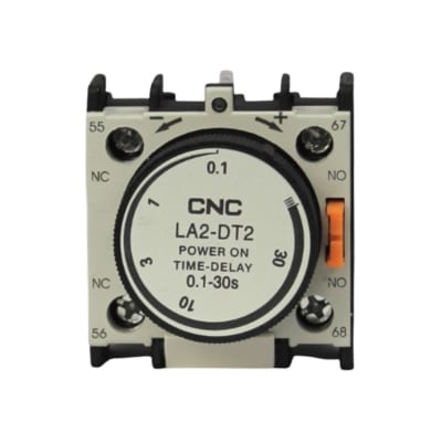 Temporizador Frontal p/Contactor On Delay LA2-DT2 0,1-30seg 1NO+1NC1