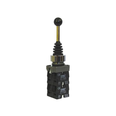 Interruptor Joystick Con Retorno 220V 10A 2NO 2NC LAY5-B2-PA241