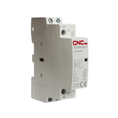 Contactor Modular 25A 1NO + 1NC Bobina 220V - CNC YCCH61