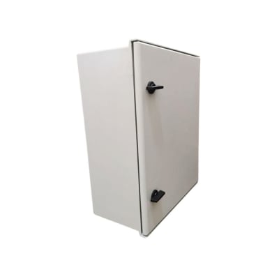 Gabinete Tablero de Poliéster 600x400x230mm 1 Puerta + Placa Montaje IP651