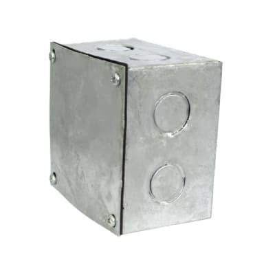 Caja Metalica Galvanizada en Caliente A01 100X100X65MM1