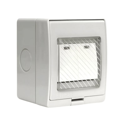 Hidrobox Interperie con Interruptor Doble 9/15 10A 250V IP55 Want1