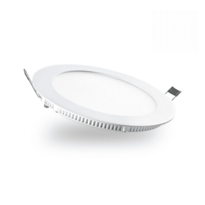 Panel Emb. Redondo Borde Plata 24W Dint. 205X18MM 6500K 2160LM-AVC1