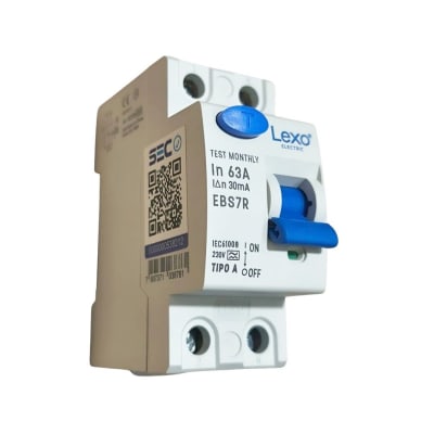 Int. Diferencial Lexo 2x63A 30mA Clase A1