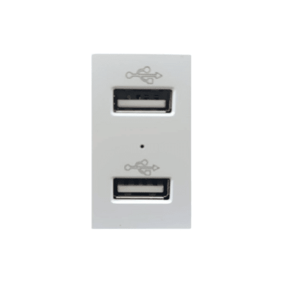 Modulo Enchufe USB 5V Blanco - Lexo1