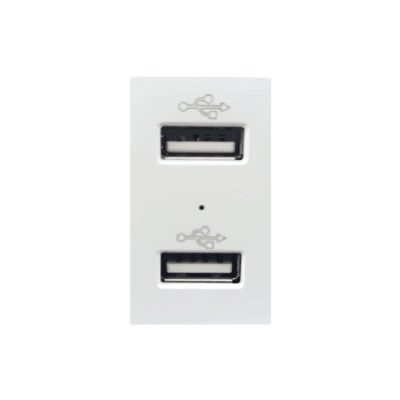 Modulo Enchufe USB 5V Blanco - Lexo1