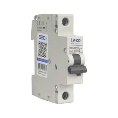 Int. Automatico Lexo 1x40A 10KA Curva C1