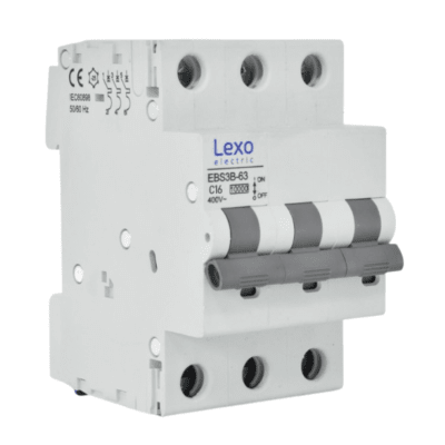 Int. Automatico Lexo 3x16A 10KA Curva C1