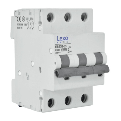 Int. Automatico Lexo 3x40A 10KA Curva C1