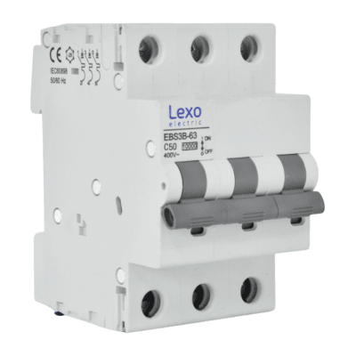 Int. Automatico Lexo 3x50A 10KA Curva C1