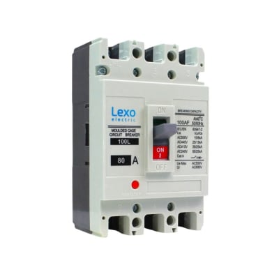 Interruptor Automatico Caja Moldeada 3x80A 35KA Lexo1