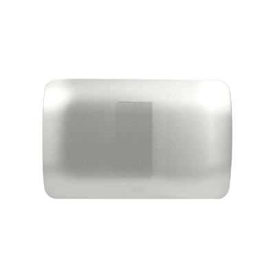 Placa Tapa Ciega Sin Soporte Color Plata - Lexo1