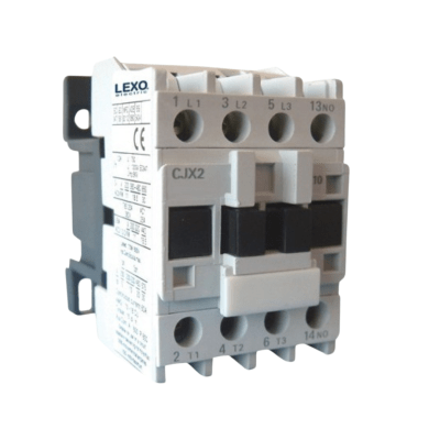 Contactor Trifasico 18A 1NO Bobina 220V Lexo1