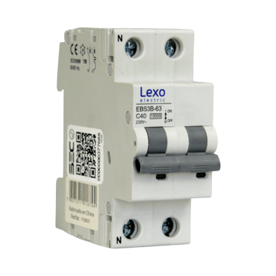 Int. Automatico Lexo Omnipolar 2x40A 10KA Curva C1