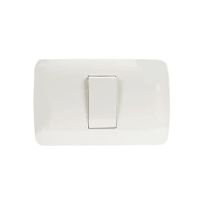 Interruptor Simple Emb. 9/12 10A 250V Blanco - Lexo1