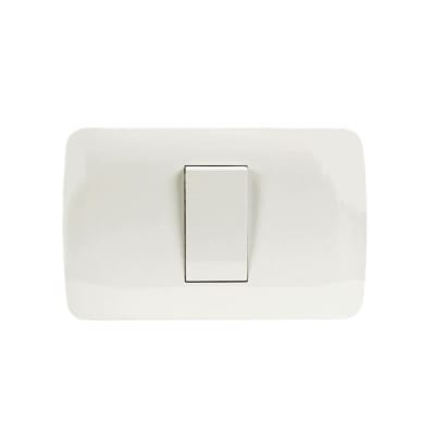 Interruptor Simple Emb. 9/24 10A 250V Blanco - Lexo1