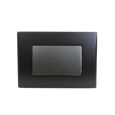 Interruptor Emb. 9/12 Teclon 73MM 10A 250V Negro Linea Andes Lexo1