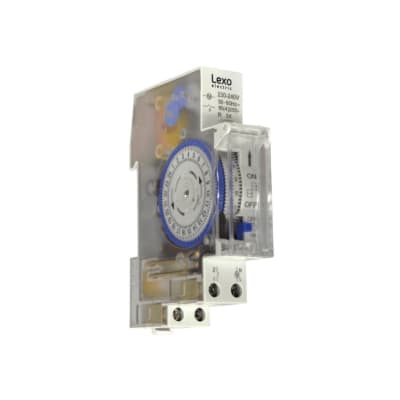 Timer Interruptor Analogico 16A 220V (1 modulo) Con Reserva de 72 Hrs - Lexo1