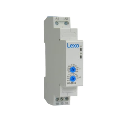 Rele Temporizado con Retardo a la Desconexion 12-240V AC/DC 1C/0 - Lexo1