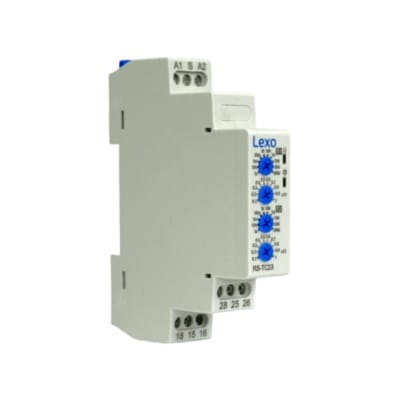 Rele Temporizado Inversor de Marcha 220V AC 24-240V AC/DC Lexo1