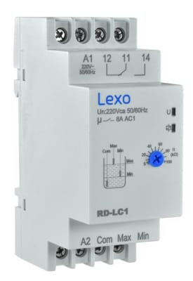 Rele Control de nivel de Liquido 2P RD-LC1 220-380VAC Lexo1