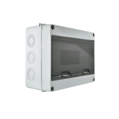 Tablero Exterior Sobrepuesto PVC IP65 12 Polos - Lexo1