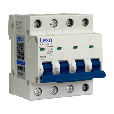 Int. Automatico Lexo 4x16A 6KA Curva C1