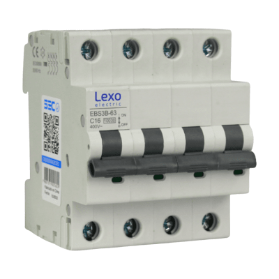 Int. Automatico Lexo 4x16A 10KA Curva C1