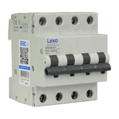 Int. Automatico Lexo 4x32A 10KA Curva C1