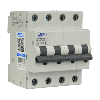 Int. Automatico Lexo 4x40A 10KA Curva C1