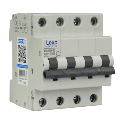 Int. Automatico Lexo 4x50A 10KA Curva C1