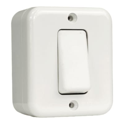 Interruptor Sobrepuesto 9/12 10A Casquete - Stanford1