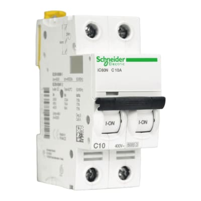 Int. Automatico Schneider IC60N - 2x10A 10KA C Acti9 A9F772101