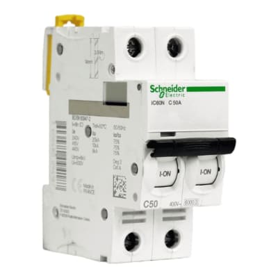 Int. Automatico Schneider IC60N - 2x50A 10KA C Acti9 A9F772501