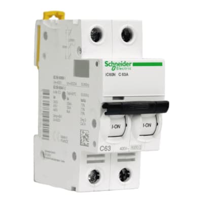Int. Automatico Schneider IC60N - 2x63A 10KA C Acti9 A9F772631