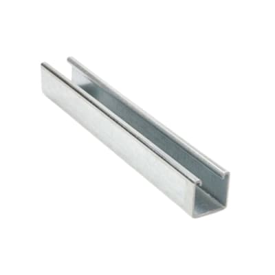 Riel Unistrut 42X42 1,2MM Tira de 3 Mts Zincado Liso1