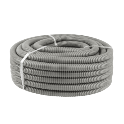 Conduit Flexible Metalico C/PVC Gris 50MM Rollo 20 Mts1