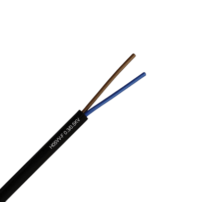 Cordon Flexible 2X2.5MM2 H05VV-F Negro 500V X MT1