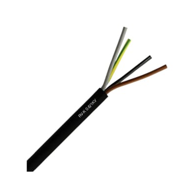 Cordon Flexible 4X2.5MM RV-K Negro XLPE/PVC 1kV X MT1