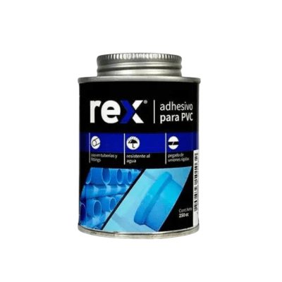 Pegamento P/PVC 250cc. C/Pincel - Rex1